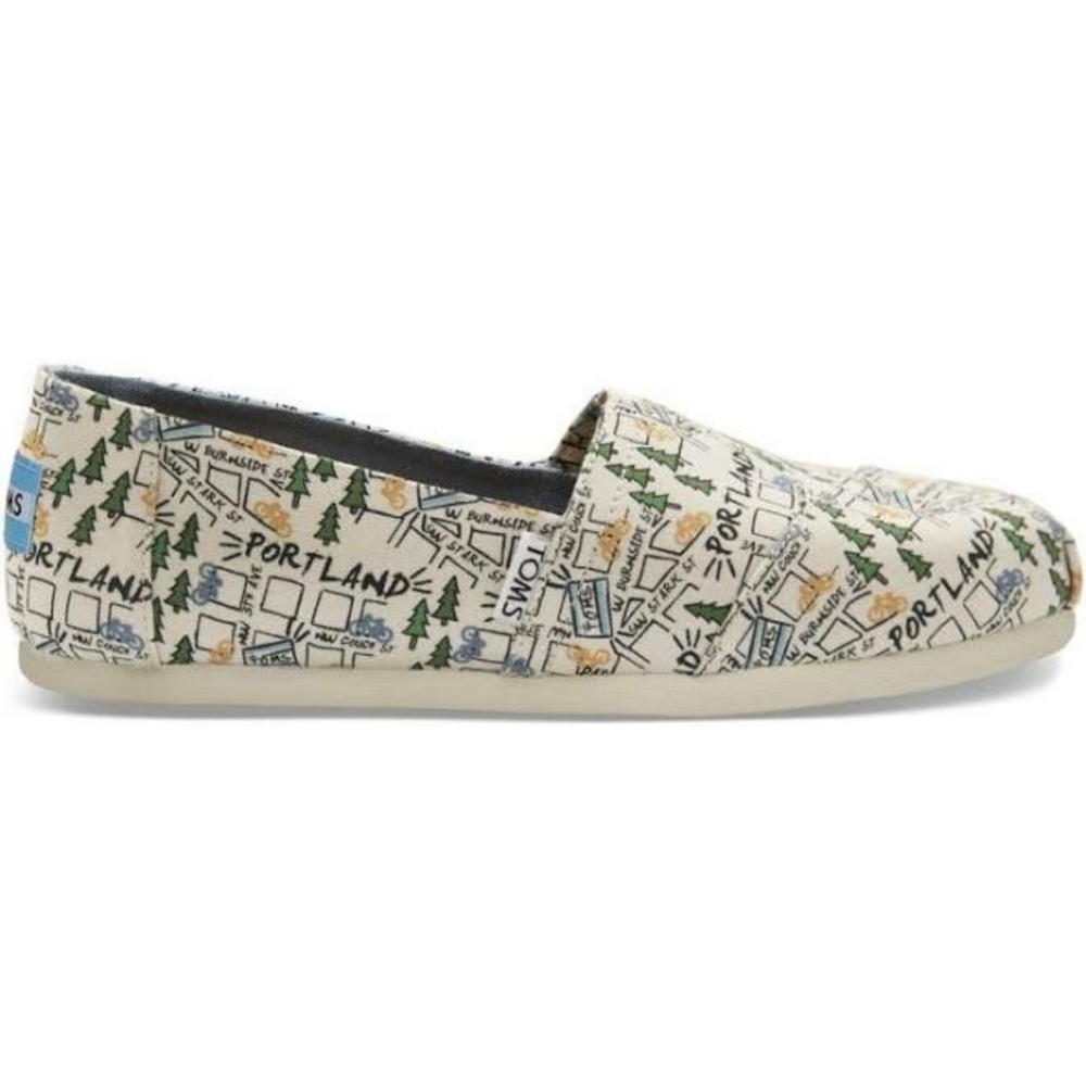 Toms Portland Map : Ultra Rare